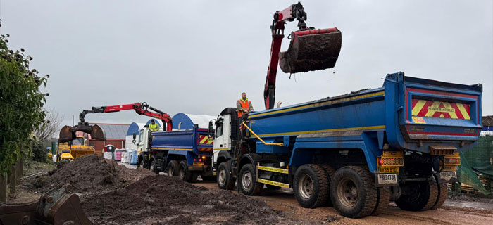 J Evans Grab Hire soil removal